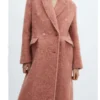 Maddie Townsend Sweet Magnolias S04 Pink Wool Coat For Sale