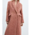Maddie Townsend Sweet Magnolias S04 Pink Wool Coat For Sale