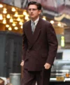 Marty Supreme 2025 Timothee Chalamet Maroon Suit Front