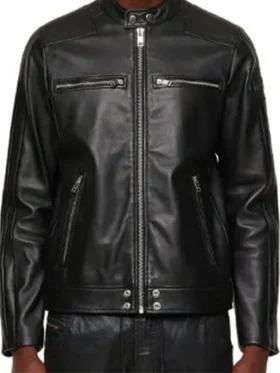 Massimiliano Caiazzo My Family Leather Jacket For Sale