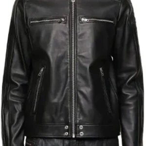 Massimiliano Caiazzo My Family Leather Jacket For Sale