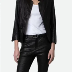 Maxie Jones General Hospital Black Leather Jacket For Sale