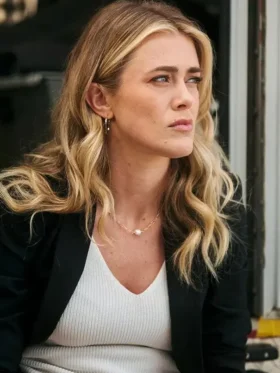 Melissa Roxburgh The Hunting Party Black Blazer For Sale
