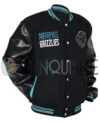 Memphis Grizzlies Black Wool Varsity Jacket right