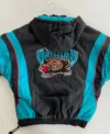 Memphis Grizzlies Starter Bomber Hooded Jacket Back