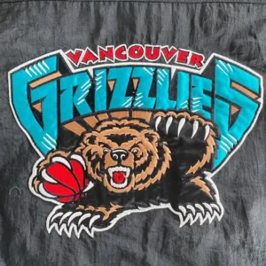 Memphis Grizzlies Starter Bomber Hooded Jacket Design