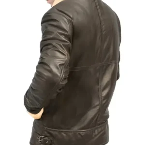 Mens B3 Bomber 1940s Style Shearling Fur Leather Jacket