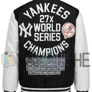 Men’s Basketball Polyester New York Yankees Jacket Vintage back