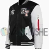 Men’s Basketball Polyester New York Yankees Jacket Vintage left