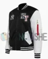 Men’s Basketball Polyester New York Yankees Jacket Vintage left