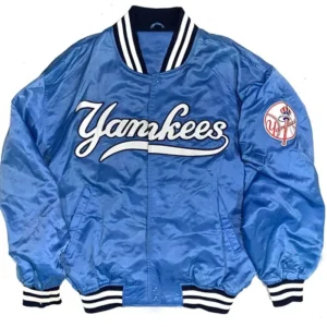 Mens Bomber blue yankees jacket