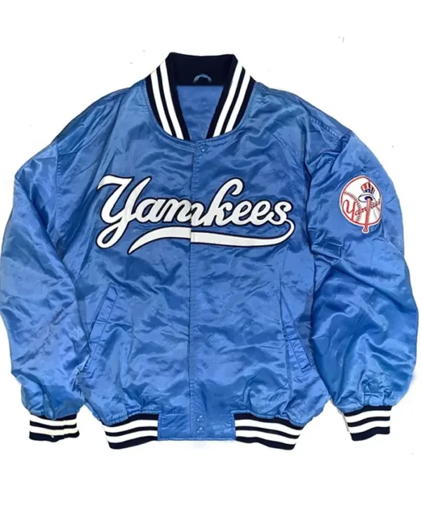 Mens Bomber blue yankees jacket