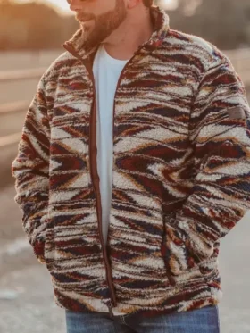 Mens Fleece Chimayo Jacket