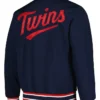 Mens Starter Navy Minnesota Twins Full Snap Jacket