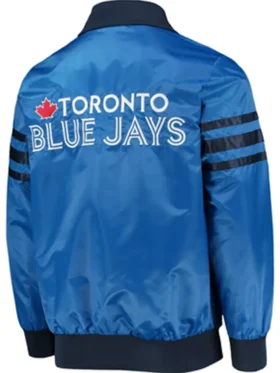 Mens Toronto Blue Jays Blue Starter Varsity Jacket