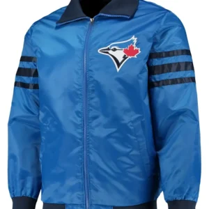 Mens Toronto Blue Jays Starter Blue Varsity Jacket
