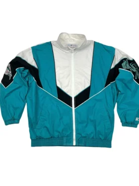 Miami Marlins Vintage Bomber Starter Jacket