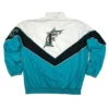 Miami Marlins Vintage Bomber Starter Jacket Back