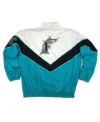 Miami Marlins Vintage Bomber Starter Jacket Back