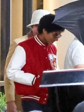 Michael 2025 Jaafar Jackson Varsity Jacket side