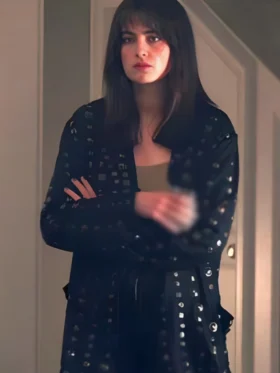Millie Brady Surface S02 Millie Brady Black Coin Applique Jacket