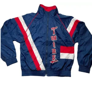 Minnesota Twins Jacket Satin Windbreaker