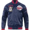 Minnesota Twins Retro Classic Mens Rib Satin Jacket