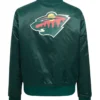 Minnesota Wild Classic Satin Jacket Back