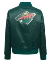Minnesota Wild Classic Satin Jacket Back