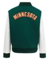 Minnesota Wild Classic Wool Jacket Back