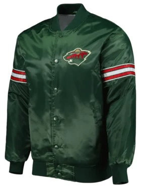 Minnesota Wild Green Satin Jacket