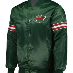 Minnesota Wild Green Satin Jacket