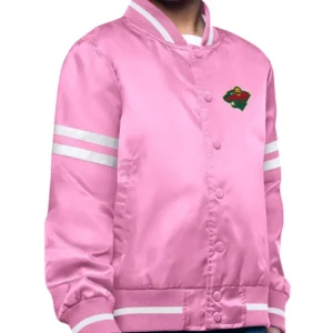 Minnesota Wild Pink Full Snap Pink Jacket