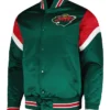 Minnesota Wild Satin Full Snap Jacket