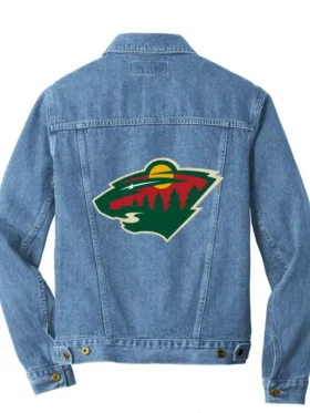 Minnesota Wild Trucker Jacket Back