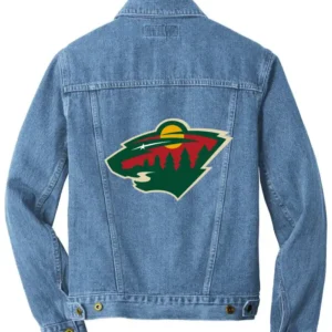 Minnesota Wild Trucker Jacket Back