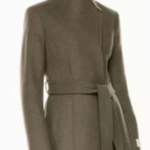 Molly Parker Doc Grey Wrap Coat For Sale