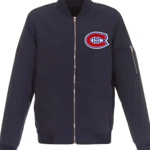 Montreal Canadiens Lightweight Navy Bomber Jacket