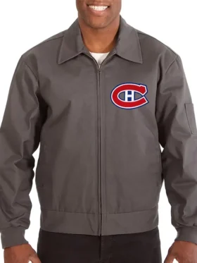 Montreal Canadiens Workwear Cotton Charcoal Jacket