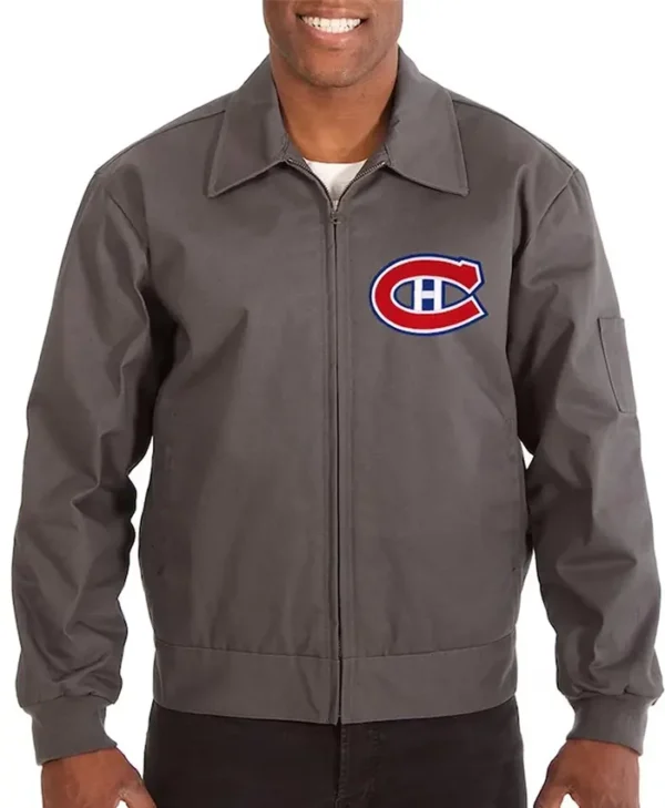 Montreal Canadiens Workwear Cotton Charcoal Jacket