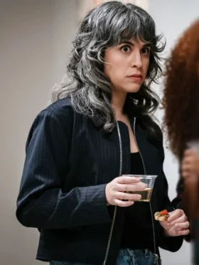 Mythic Quest S04 Ashly Burch Black Jacket
