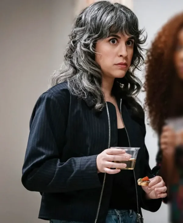Mythic Quest S04 Ashly Burch Black Jacket