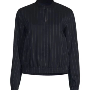 Mythic Quest S04 Ashly Burch Black Jacket Front