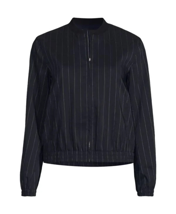 Mythic Quest S04 Ashly Burch Black Jacket Front