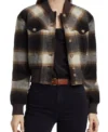NCIS Kasie Hines Plaid Bomber Jacket For Sale