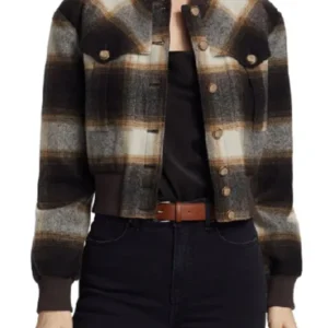 NCIS Kasie Hines Plaid Bomber Jacket For Sale