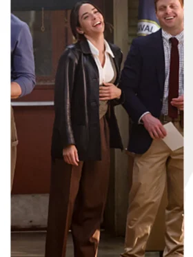 NCIS Origins S01 Cecilia Dominguez Leather Coat