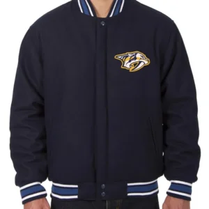 Nashville Predators Blue Bomber Jacket