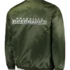Nashville Predators Green Starter Satin Jacket Back