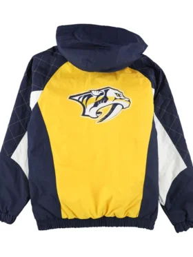 Nashville Predators Starter Vintage Jacket Back